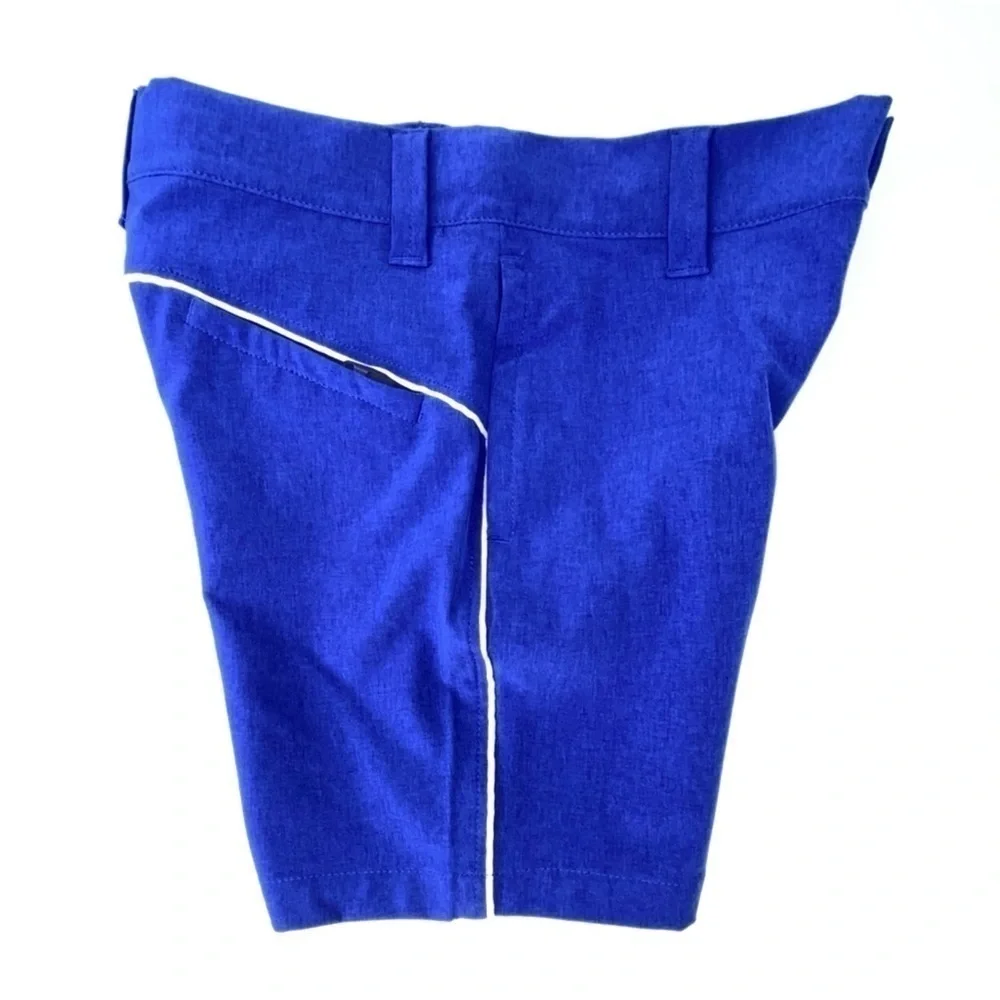 Janie and Jack Shorts Little Boys Size 4 Bright Blue Athletic/Sporty Fabric New